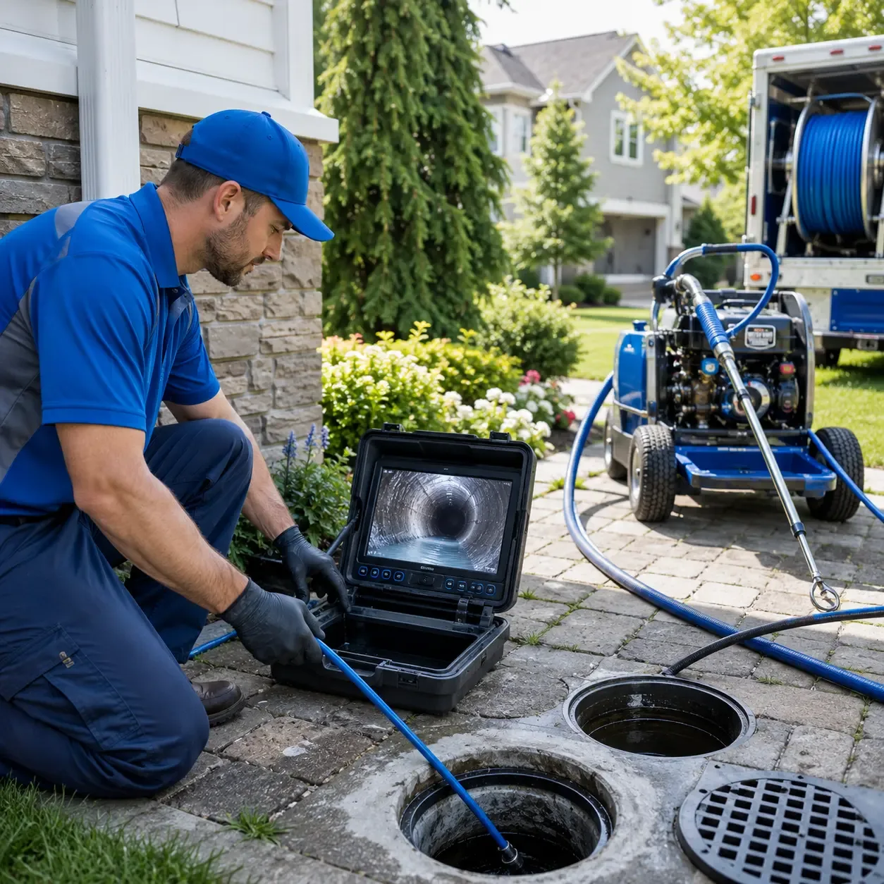 Outdoor drain cleaning professionals serving Ashley Falls, MA